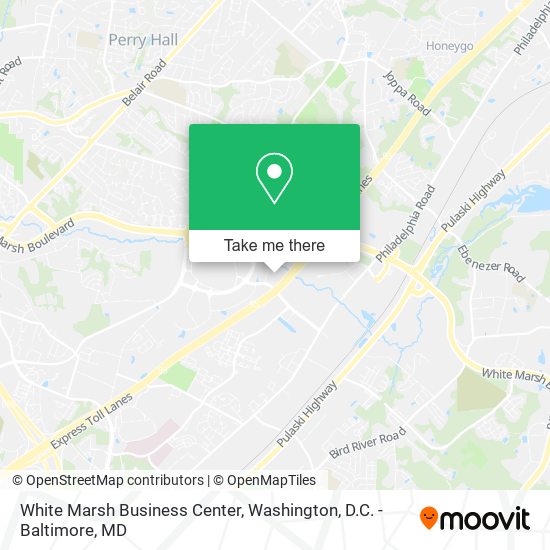 Mapa de White Marsh Business Center