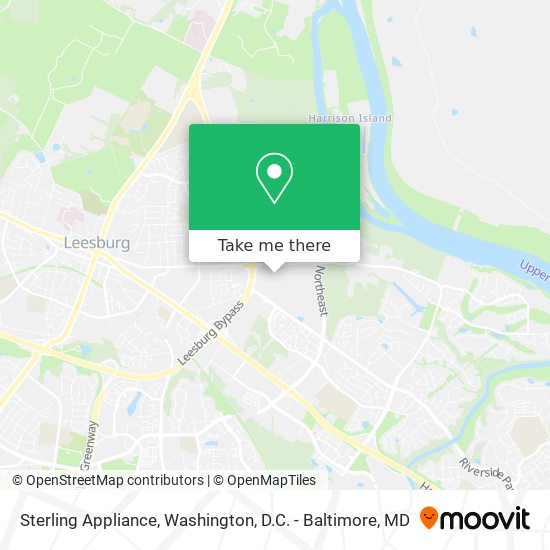 Sterling Appliance map