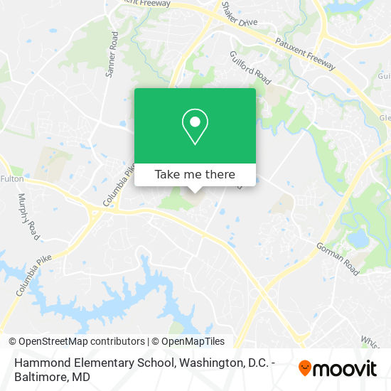 Hammond Elementary School map