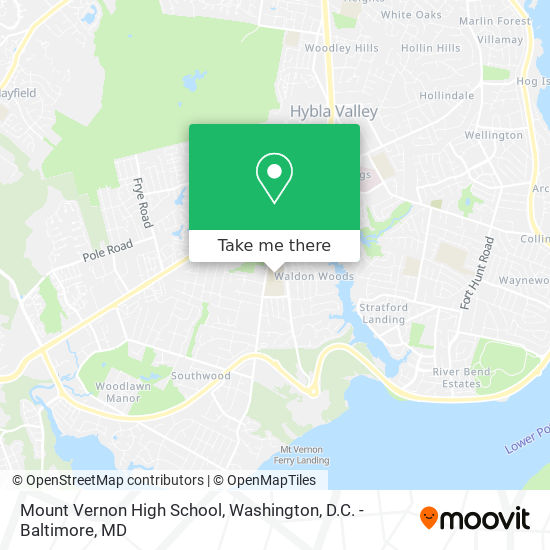 Mapa de Mount Vernon High School