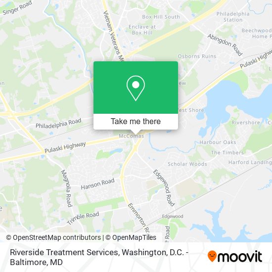 Mapa de Riverside Treatment Services