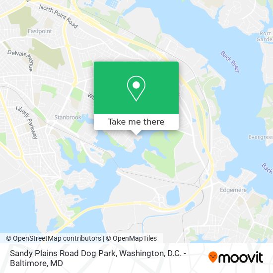 Mapa de Sandy Plains Road Dog Park