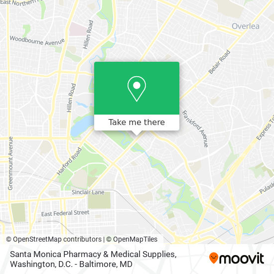 Mapa de Santa Monica Pharmacy & Medical Supplies