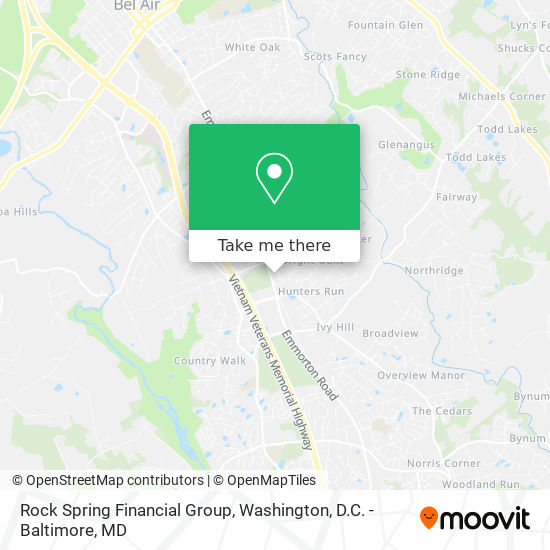 Rock Spring Financial Group map