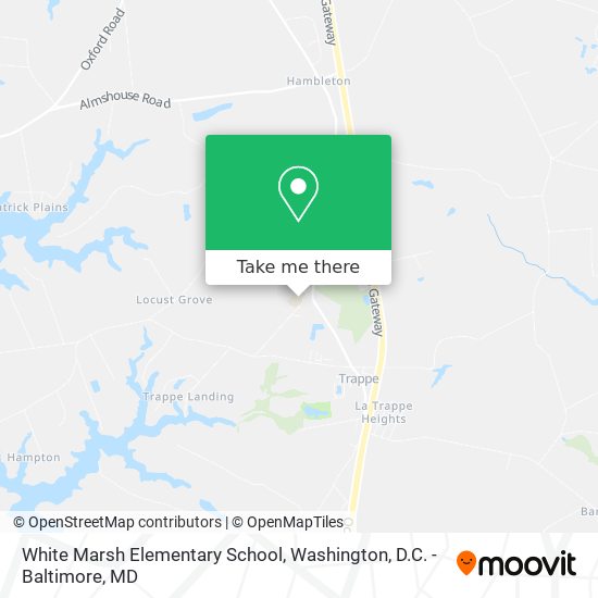Mapa de White Marsh Elementary School