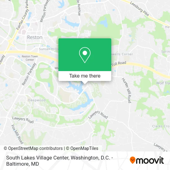 Mapa de South Lakes Village Center