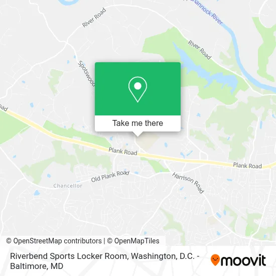 Riverbend Sports Locker Room map