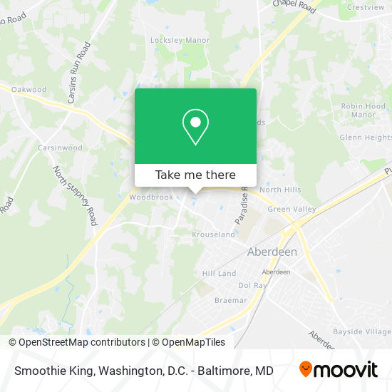 Smoothie King map