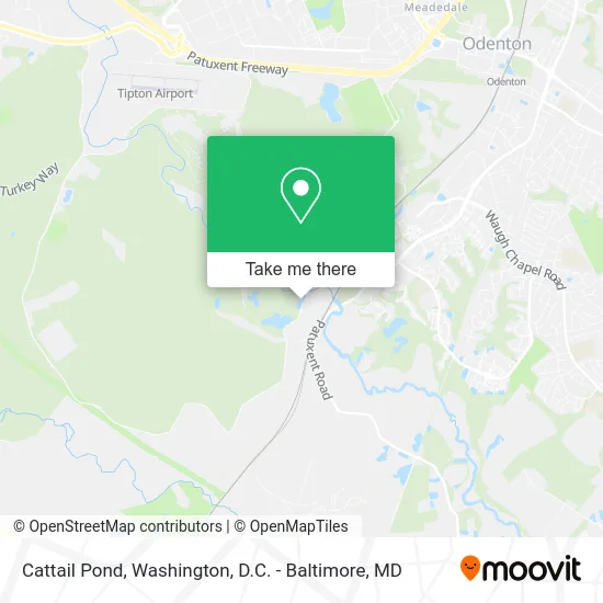 Cattail Pond map