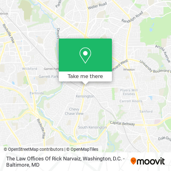 The Law Offices Of Rick Narvaiz map