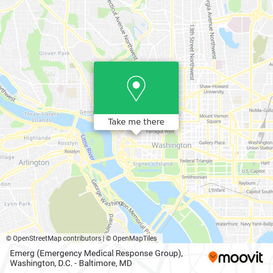 Emerg (Emergency Medical Response Group) map
