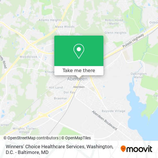 Winners' Choice Healthcare Services map