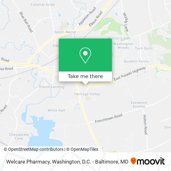 Welcare Pharmacy map