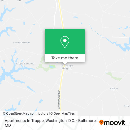 Apartments In Trappe map