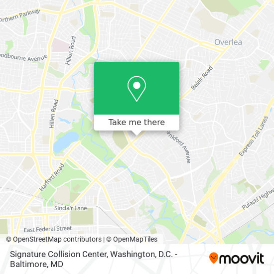 Mapa de Signature Collision Center