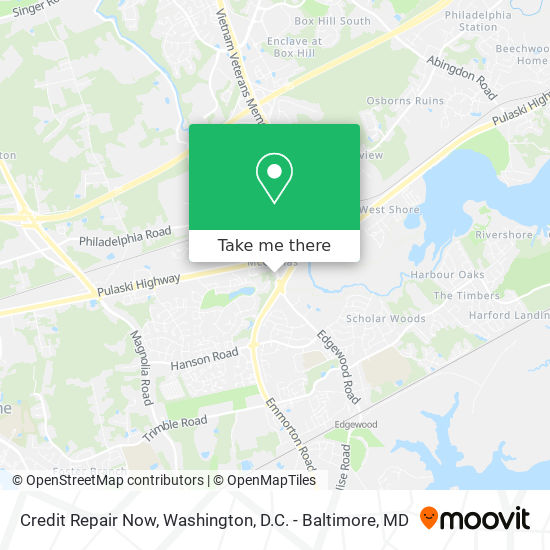 Credit Repair Now map