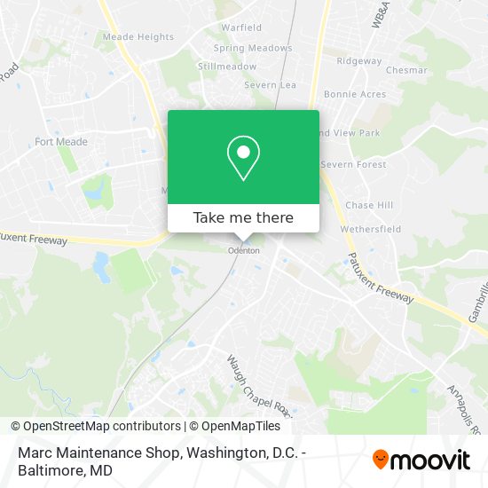 Marc Maintenance Shop map