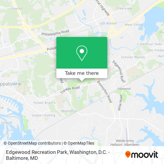 Mapa de Edgewood Recreation Park