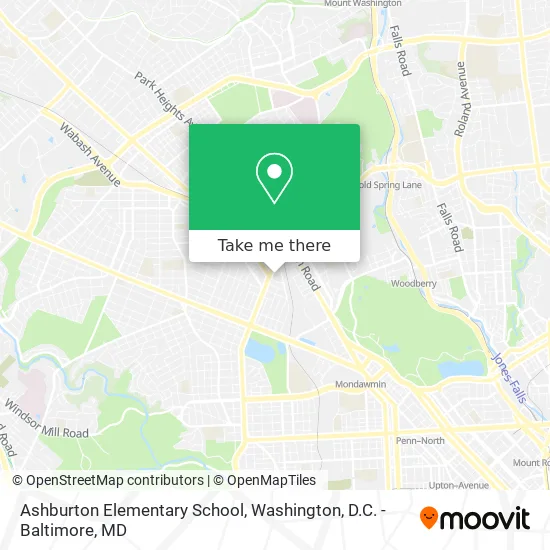 Mapa de Ashburton Elementary School