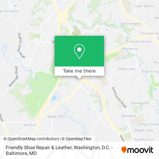 Mapa de Friendly Shoe Repair & Leather