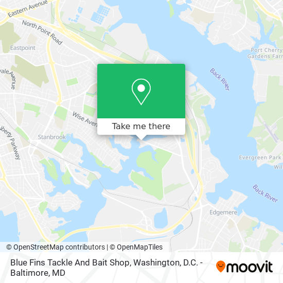 Mapa de Blue Fins Tackle And Bait Shop