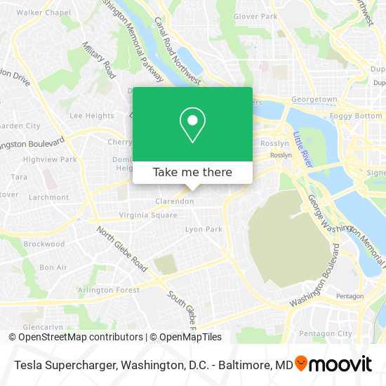 Tesla Supercharger map