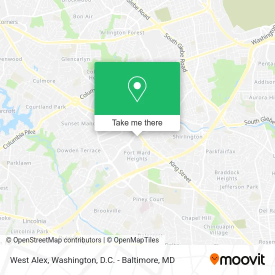 Mapa de West Alex