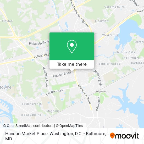 Mapa de Hanson Market Place