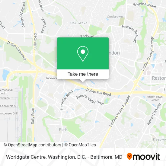 Worldgate Centre map