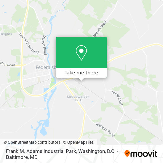 Frank M. Adams Industrial Park map