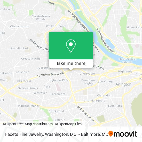 Facets Fine Jewelry map
