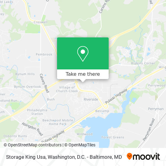 Storage King Usa map