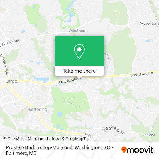 Mapa de Prostyle Barbershop-Maryland