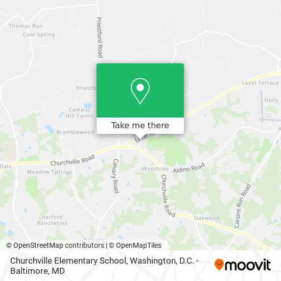 Mapa de Churchville Elementary School