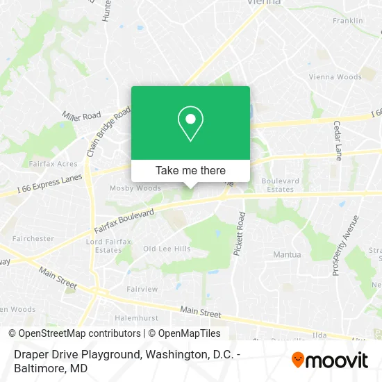 Draper Drive Playground map