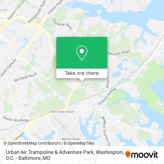 Urban Air Trampoline & Adventure Park map