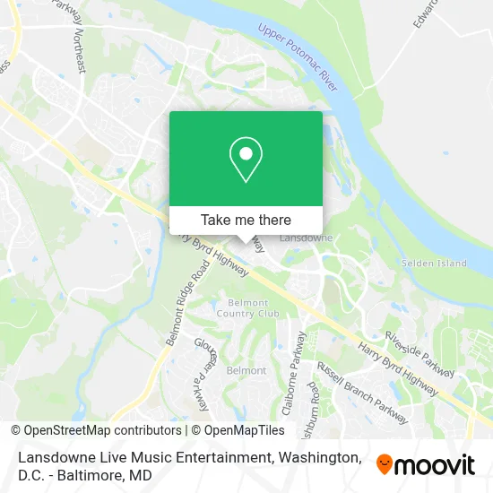 Lansdowne Live Music Entertainment map