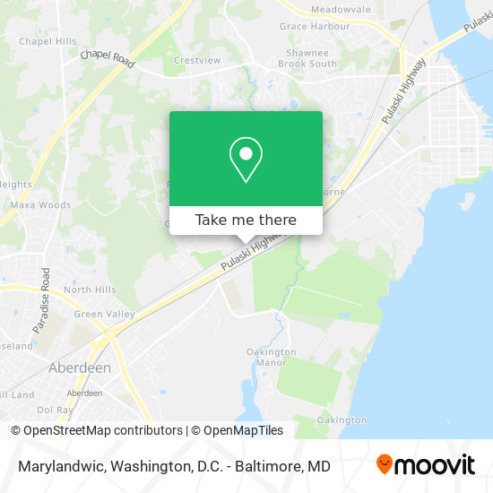 Mapa de Marylandwic