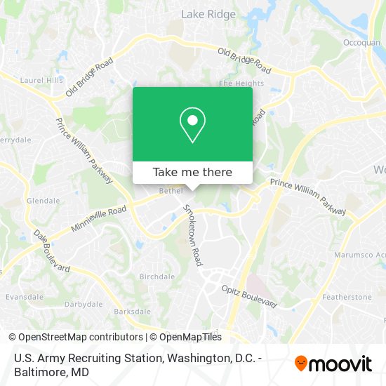 Mapa de U.S. Army Recruiting Station