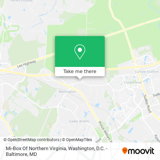 Mapa de Mi-Box Of Northern Virginia