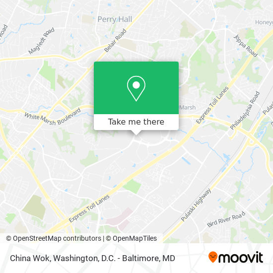 China Wok map