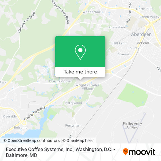 Mapa de Executive Coffee Systems, Inc.