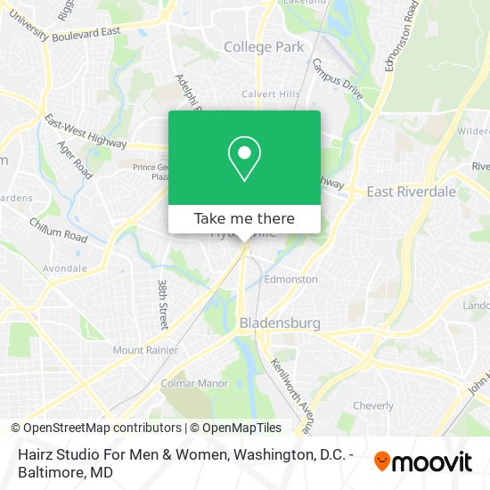 Mapa de Hairz Studio For Men & Women