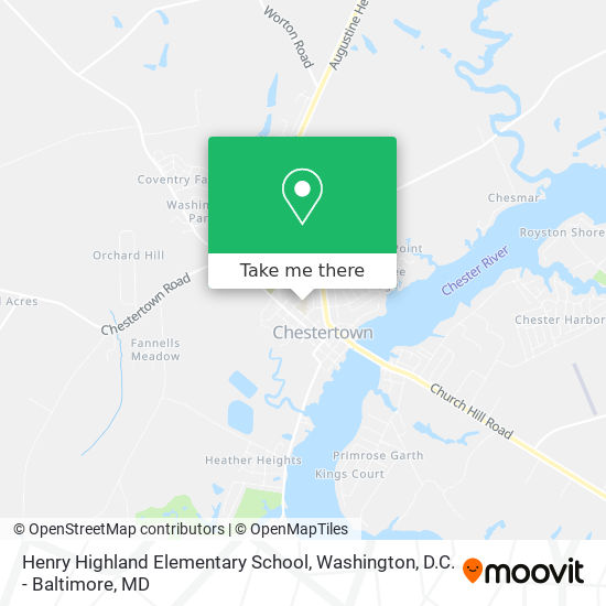 Mapa de Henry Highland Elementary School