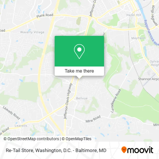 Mapa de Re-Tail Store