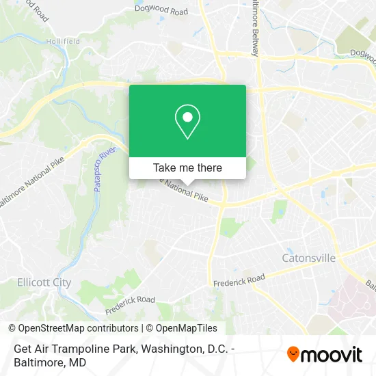 Mapa de Get Air Trampoline Park