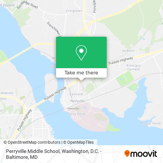 Mapa de Perryville Middle School