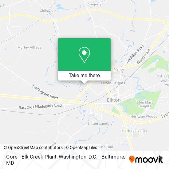Gore - Elk Creek Plant map