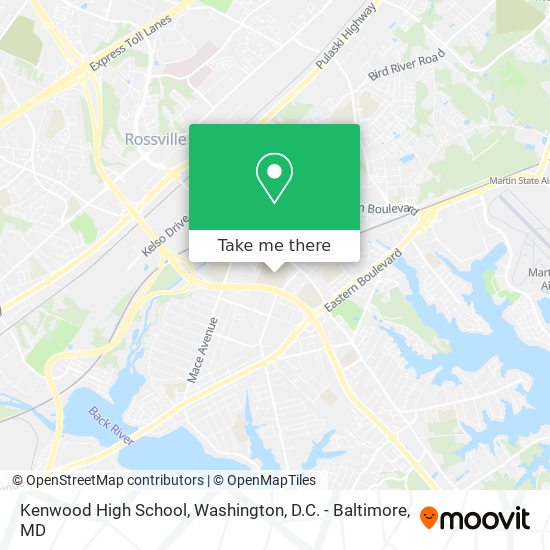 Mapa de Kenwood High School