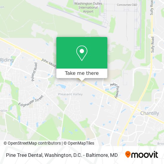 Pine Tree Dental map